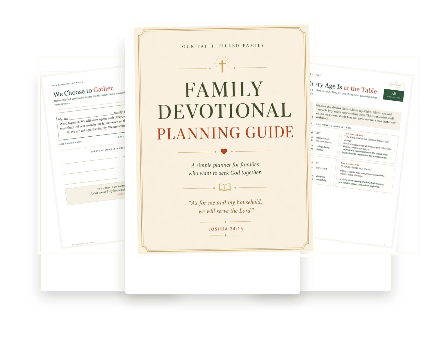Faith-Filled Family Devotional Planning Guide product preview