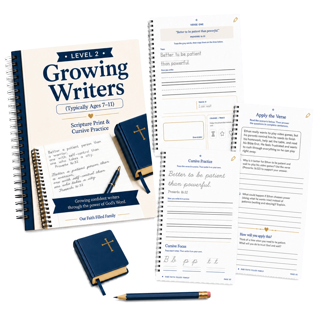 Faith-Filled Handwriting - Level 2: Growing Writers product preview