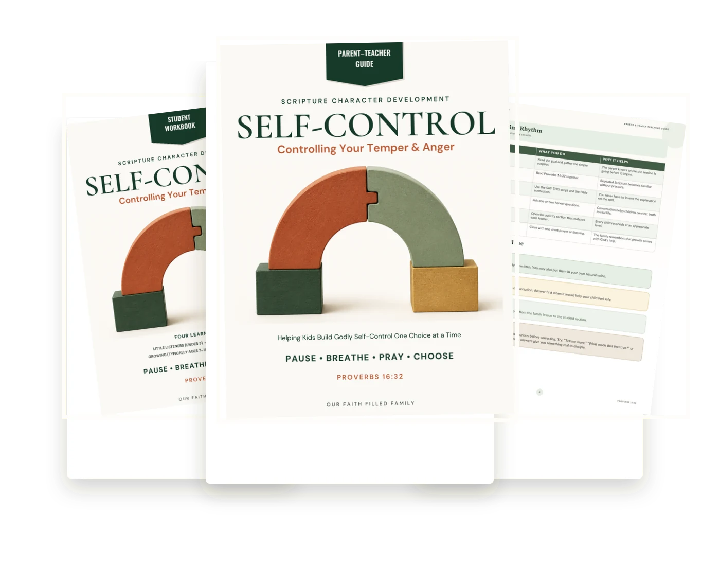Scripture Character Development Unit 1: Self-Control product preview